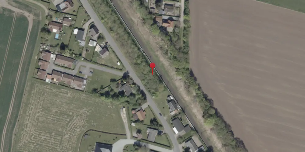 Historisk kort over Fårhus Trinbræt Historisk kort over Fårhus Trinbræt