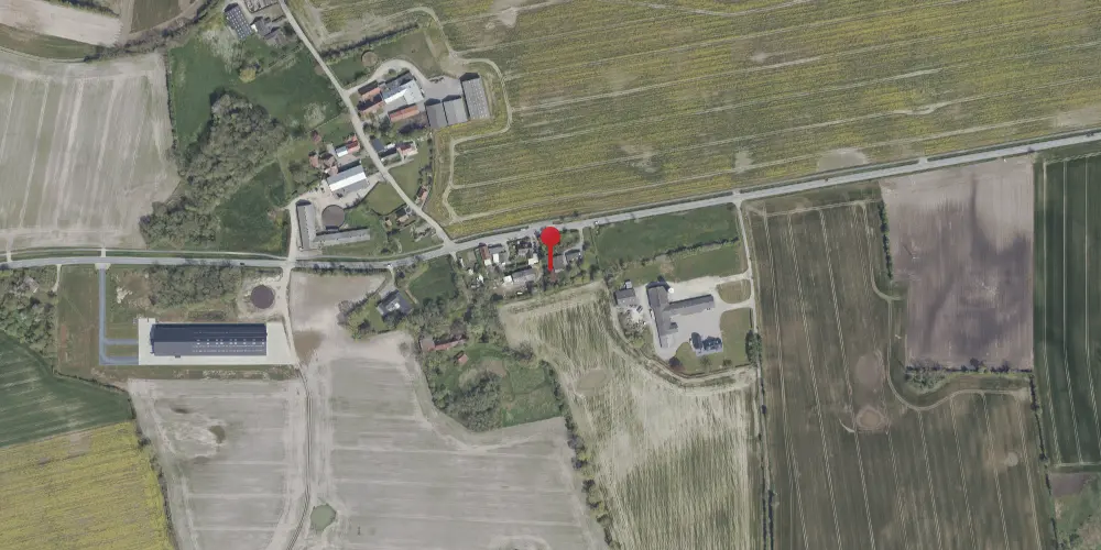 Historisk kort over Majbøl Trinbræt med Sidespor Historisk kort over Majbøl Trinbræt med Sidespor