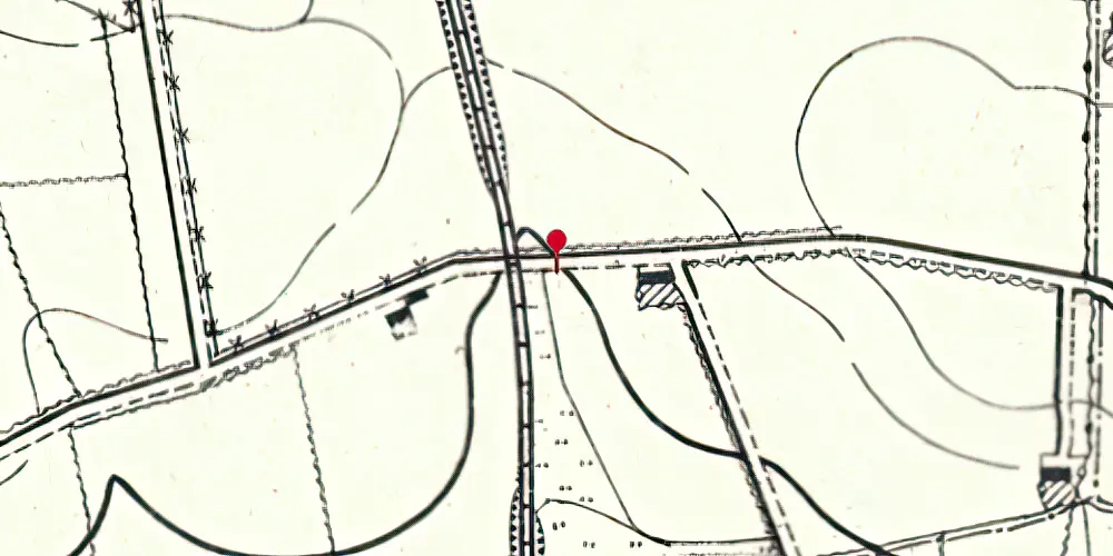 Historisk kort over Mandbjerg Syd Trinbræt Historisk kort over Mandbjerg Syd Trinbræt