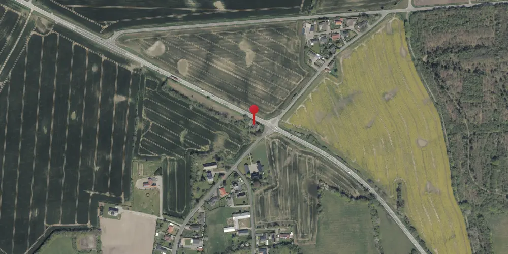 Historisk kort over Moltrup Station