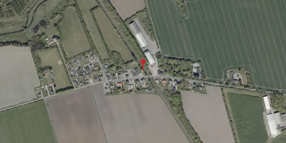 Historisk kort over Bajstrup Station