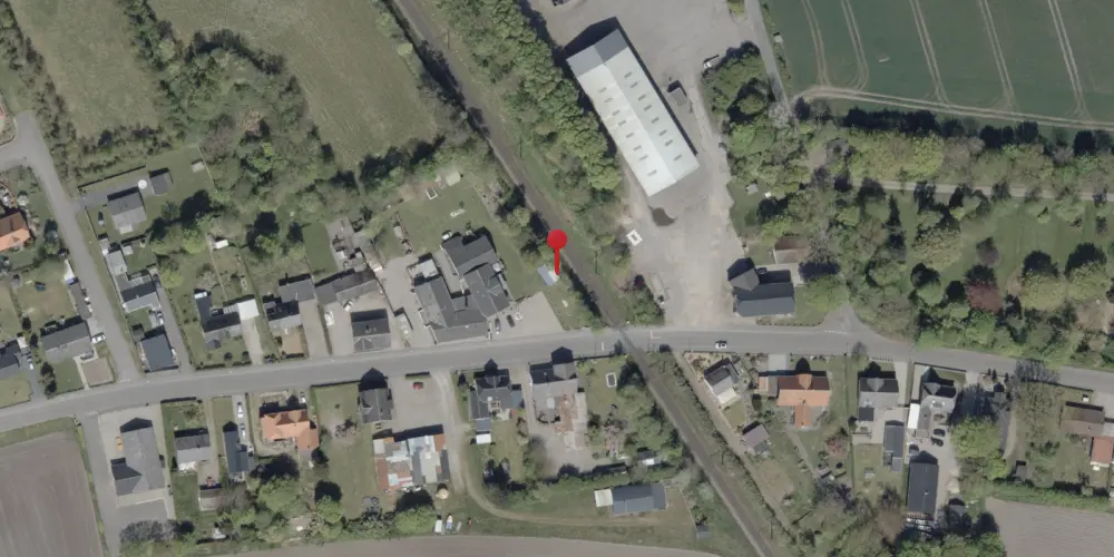 Historisk kort over Bajstrup Station