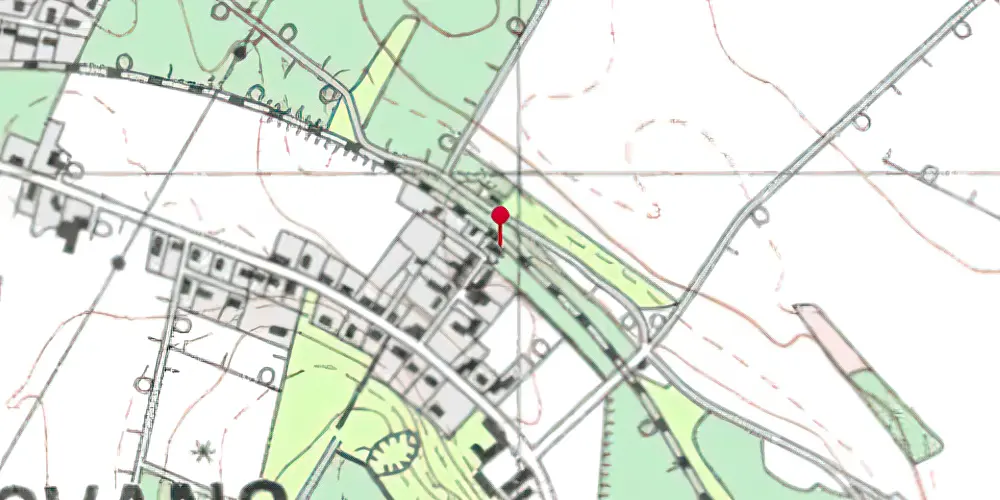 Historisk kort over Moselund Station