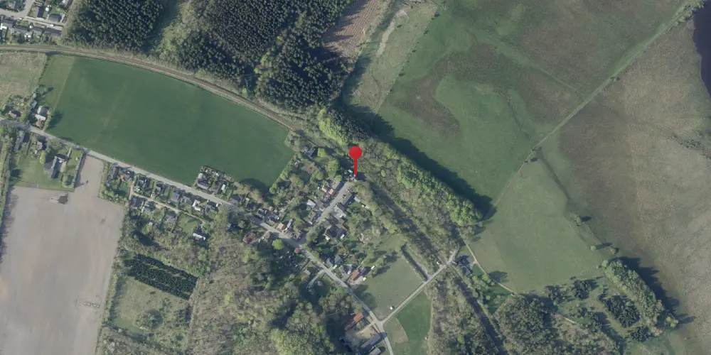 Historisk kort over Moselund Station