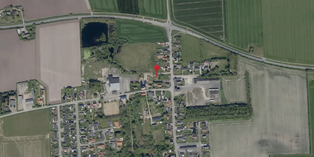 Historisk kort over Møgeltønder Station