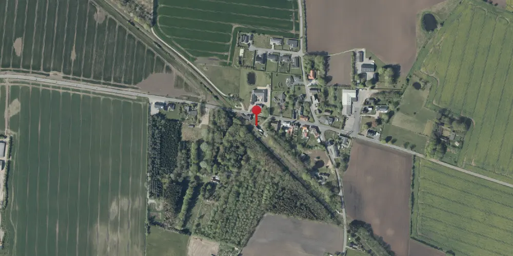 Historisk kort over Mølvang Station