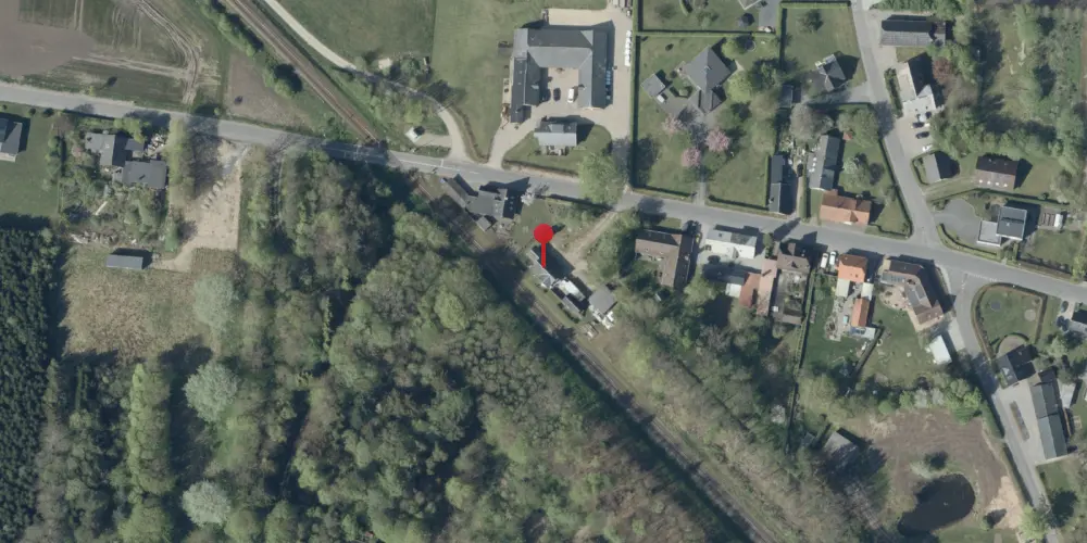 Historisk kort over Mølvang Station