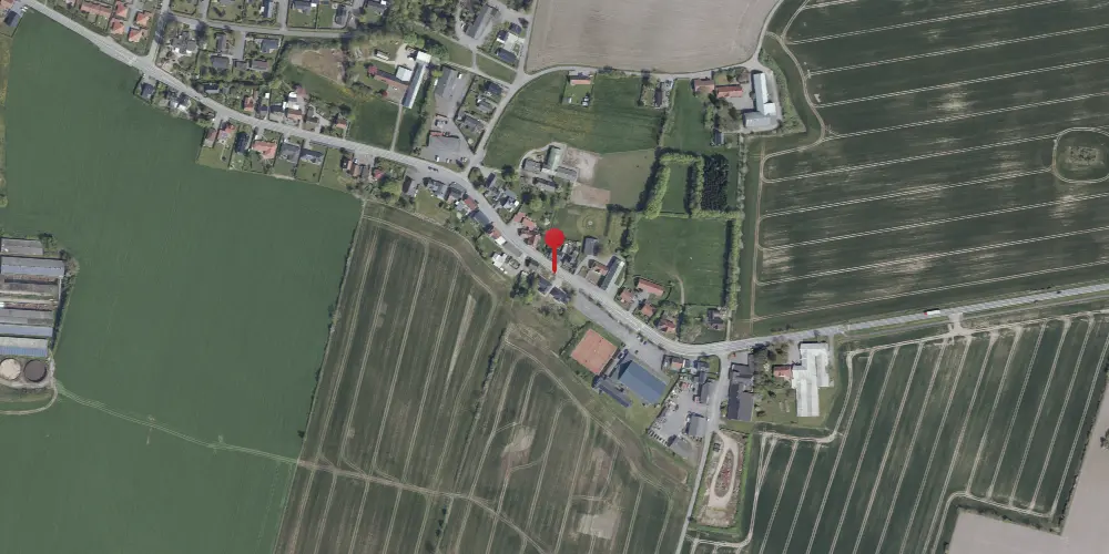 Historisk kort over Neder-Tandslet Station