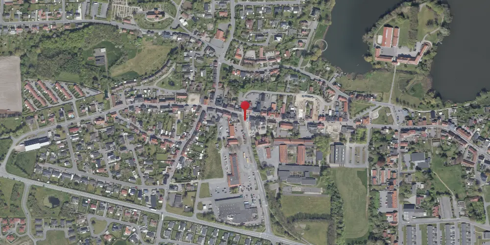 Historisk kort over Nordborg Amtsbanegård