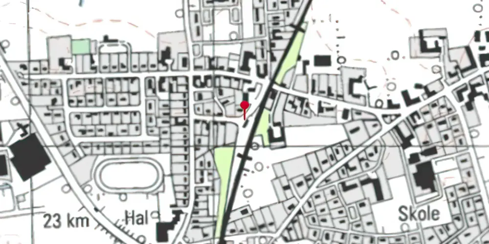 Historisk kort over Bolderslev Station Historisk kort over Bolderslev Station