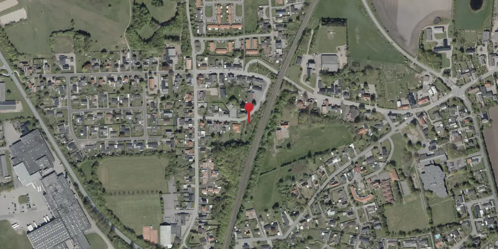 Historisk kort over Bolderslev Station Historisk kort over Bolderslev Station