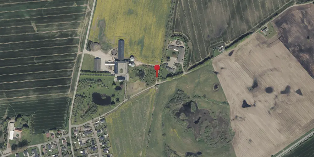 Historisk kort over Nørbygård Trinbræt med Sidespor Historisk kort over Nørbygård Trinbræt med Sidespor