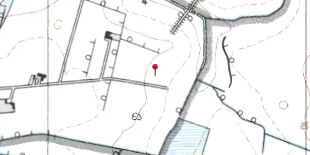 Historisk kort over Nørhede Trinbræt Historisk kort over Nørhede Trinbræt