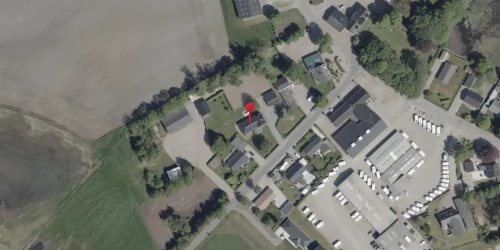 Historisk kort over Nørre-Hostrup Station Historisk kort over Nørre-Hostrup Station