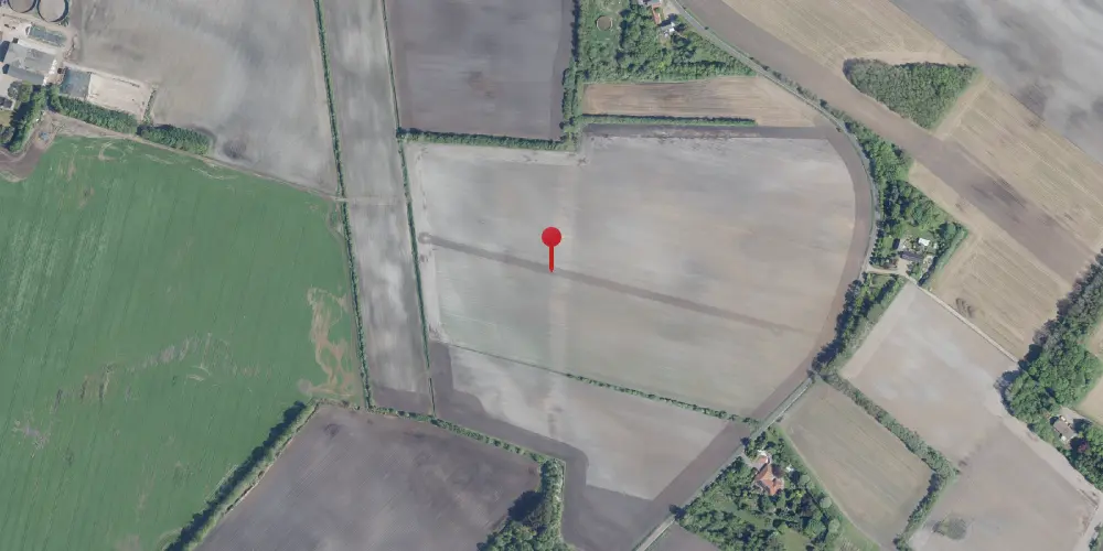 Historisk kort over Odinsgård Privat Sidespor