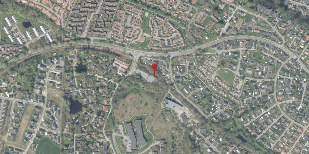 Historisk kort over Odinshøj Trinbræt