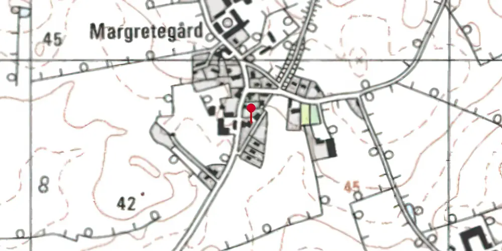 Historisk kort over Over Aastrup Station Historisk kort over Over Aastrup Station