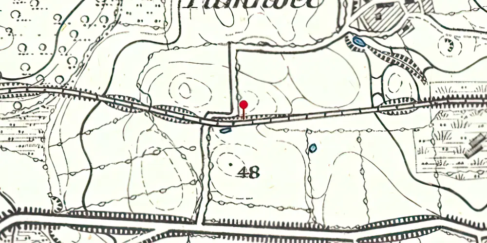 Historisk kort over Pamhule Trinbræt Historisk kort over Pamhule Trinbræt