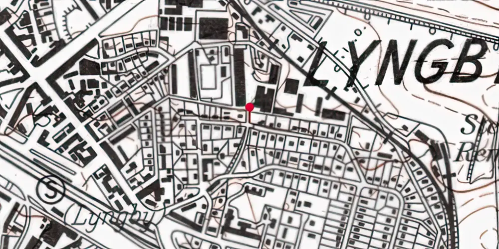 Historisk kort over Præstevangen Trinbræt [1928-1936]
