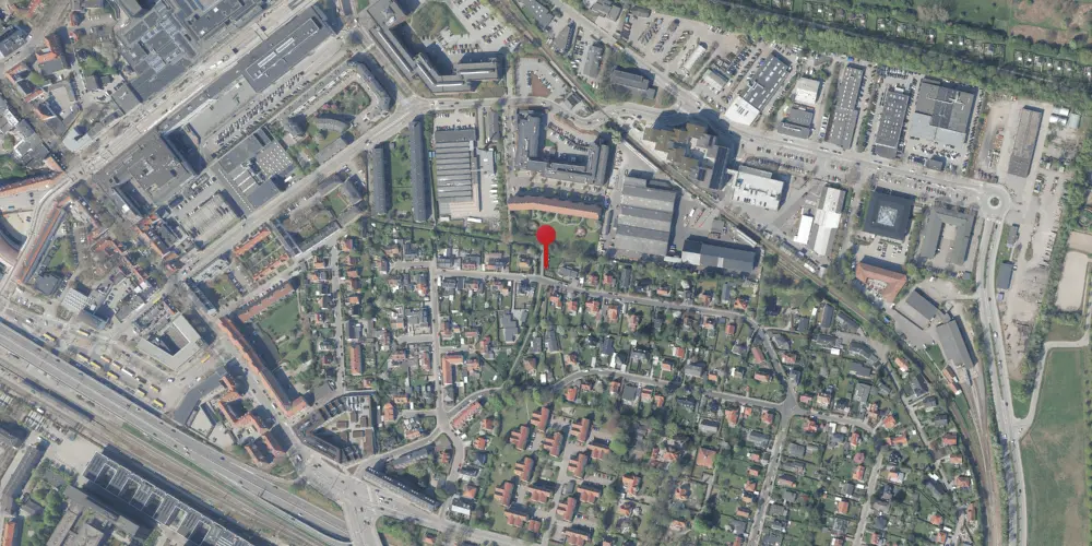 Historisk kort over Præstevangen Trinbræt [1928-1936]