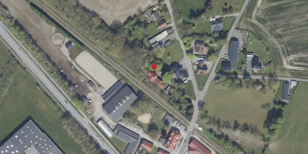 Historisk kort over Ragebøl Station Historisk kort over Ragebøl Station