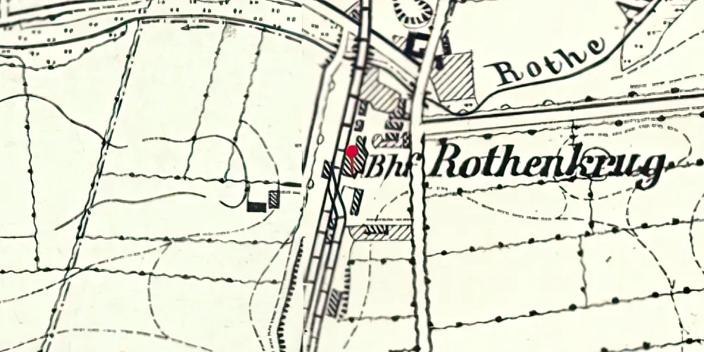 Historisk kort over Rødekro Station Historisk kort over Rødekro Station