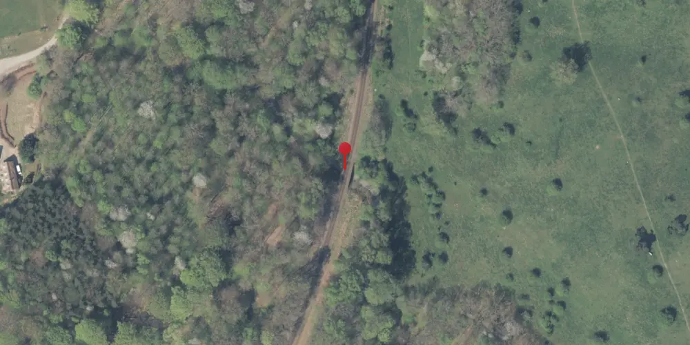 Historisk kort over Mølleå Trinbræt Historisk kort over Mølleå Trinbræt