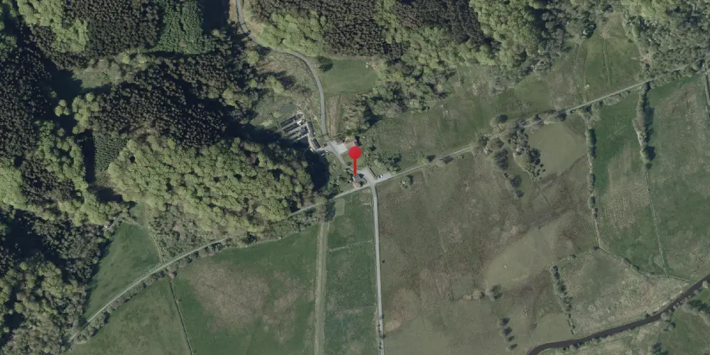 Historisk kort over Ravning Holdeplads