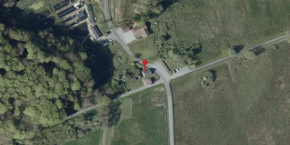 Historisk kort over Ravning Holdeplads