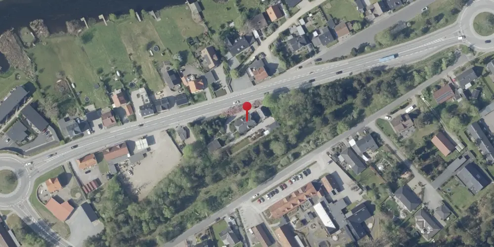 Historisk kort over Resenbro Station Historisk kort over Resenbro Station