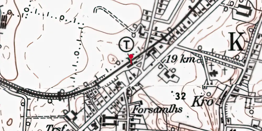 Historisk kort over Rinkenæs Station Historisk kort over Rinkenæs Station