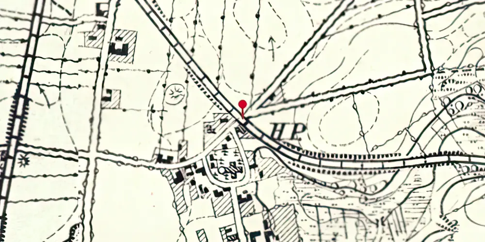 Historisk kort over Rise Billetsalgssted Historisk kort over Rise Billetsalgssted