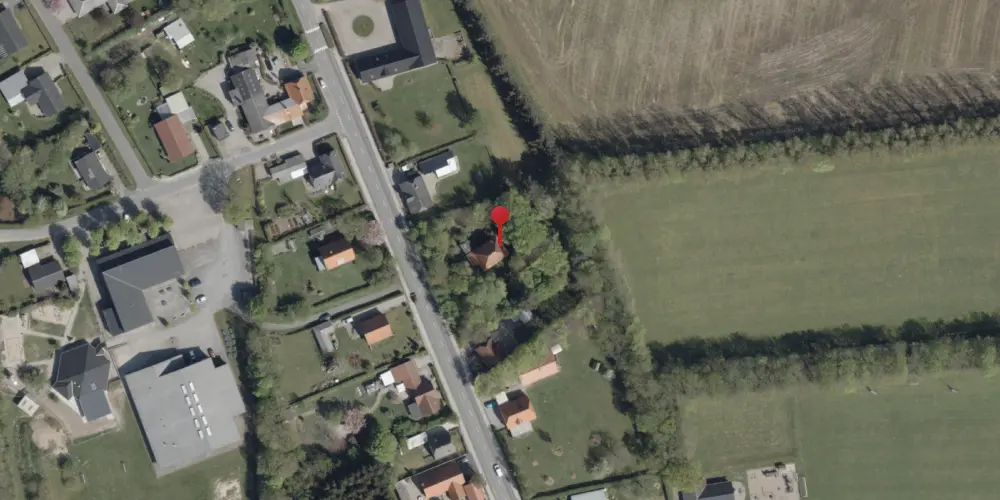 Historisk kort over Roager Station Historisk kort over Roager Station