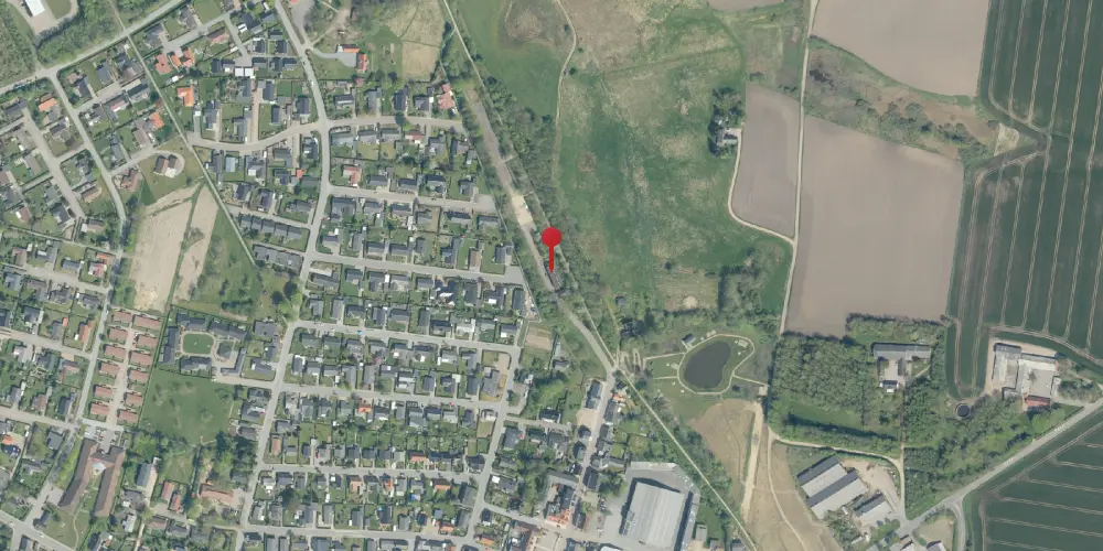 Historisk kort over Roslev Station