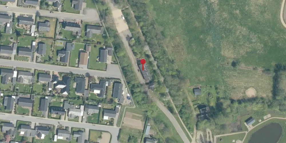 Historisk kort over Roslev Station