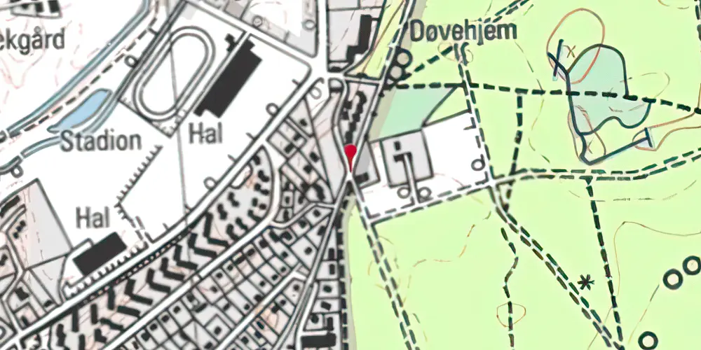 Historisk kort over Rundforbi Trinbræt Historisk kort over Rundforbi Trinbræt