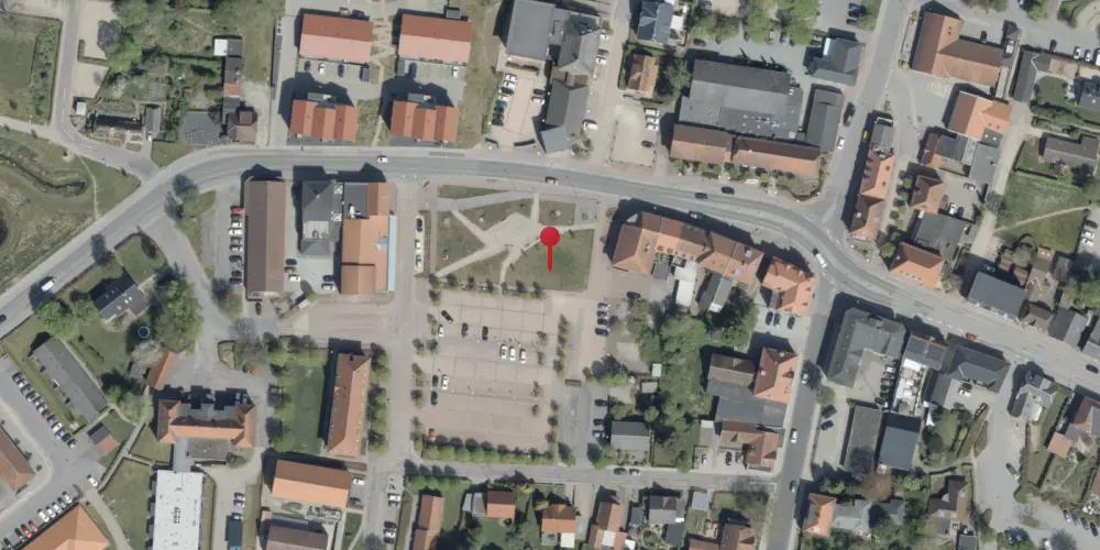 Historisk kort over Rødding Amtsbanegård Historisk kort over Rødding Amtsbanegård