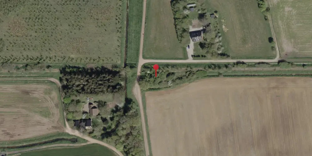 Historisk kort over Rørkær Trinbræt