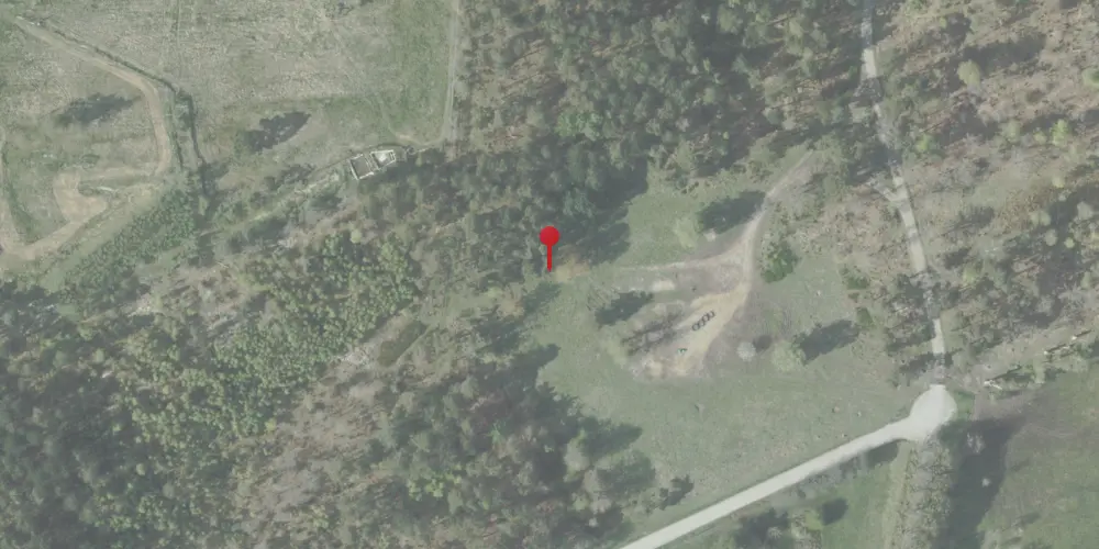 Historisk kort over Råbjerglejren Station