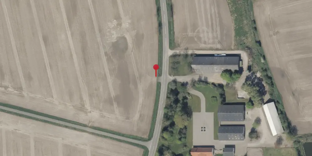 Historisk kort over Sillerupgård Trinbræt