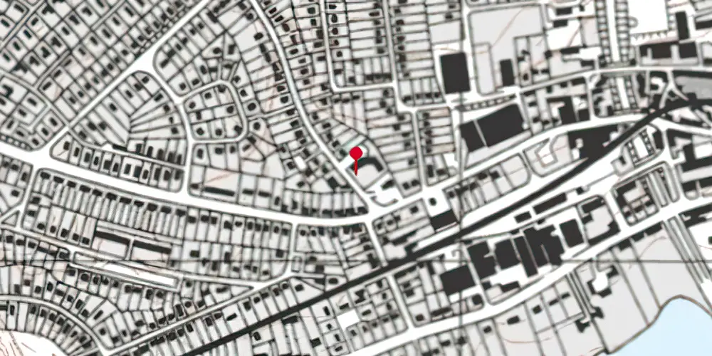 Historisk kort over Simmerstedvej Trinbræt