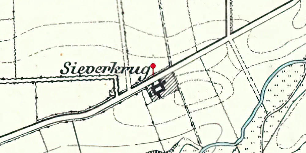 Historisk kort over Sivkro Trinbræt Historisk kort over Sivkro Trinbræt