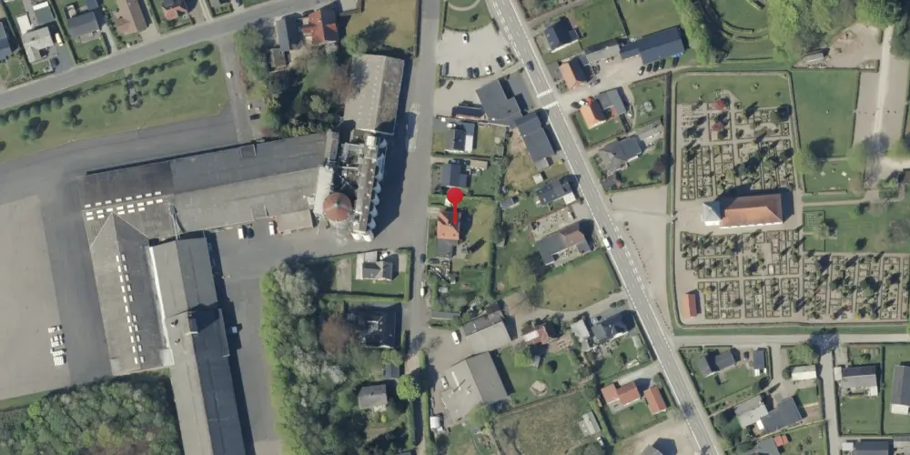 Historisk kort over Sjølund Station