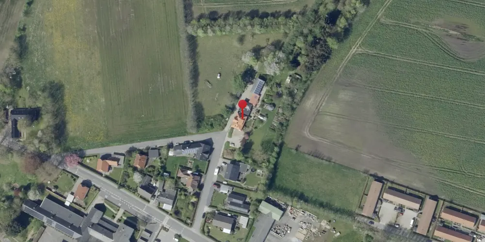 Historisk kort over Sjørslev Station