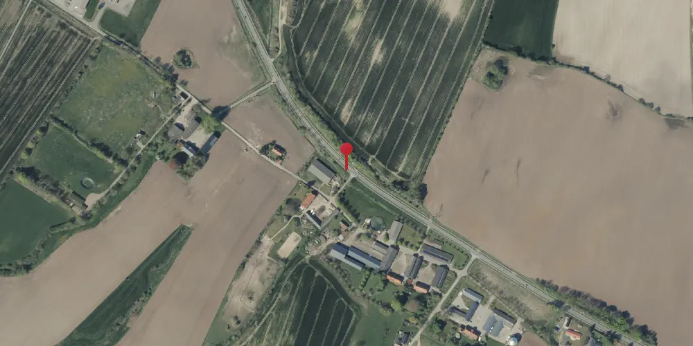 Historisk kort over Skartved Trinbræt Historisk kort over Skartved Trinbræt