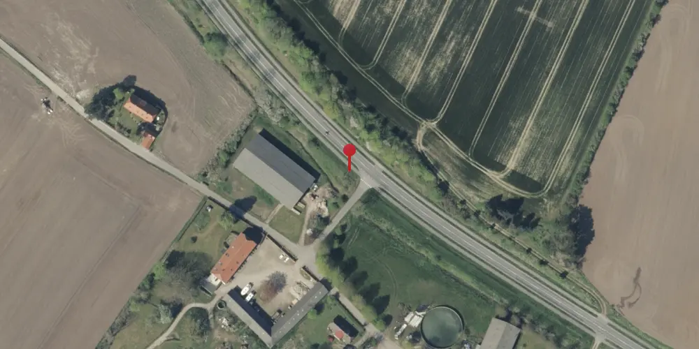 Historisk kort over Skartved Trinbræt Historisk kort over Skartved Trinbræt