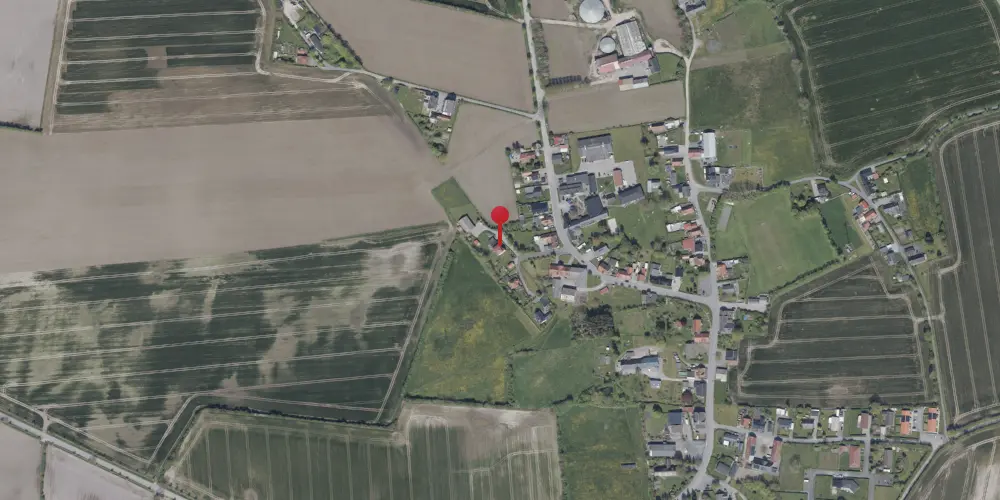 Historisk kort over Skelde Station Historisk kort over Skelde Station