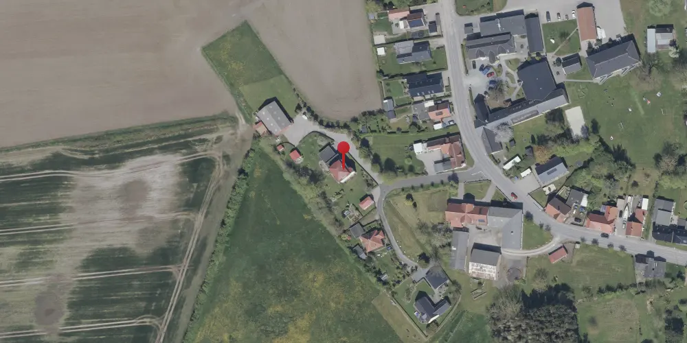 Historisk kort over Skelde Station Historisk kort over Skelde Station