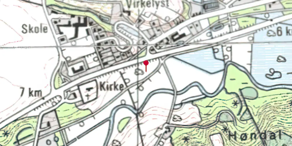 Historisk kort over Skibet Holdeplads Historisk kort over Skibet Holdeplads