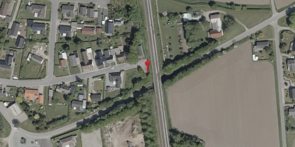 Historisk kort over Jegerup Trinbræt Historisk kort over Jegerup Trinbræt